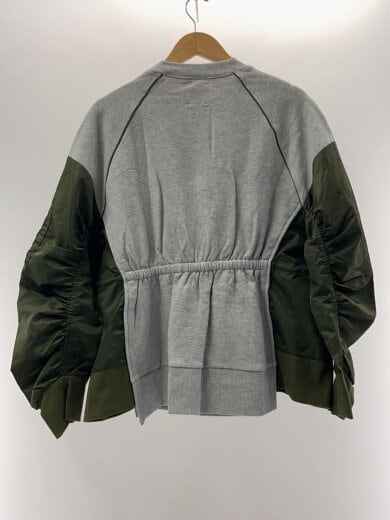 商品画像：UND MILITARY DOCKING SWEAT TOP/スウェット/FREE/コットン/GRY 2