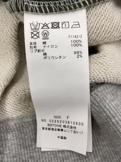 商品画像：UND MILITARY DOCKING SWEAT TOP/スウェット/FREE/コットン/GRY 4