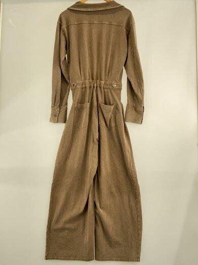 商品画像：2WAY RIBBON CUT ROMPERS/オールインワン/S/コットン/BRW/0225205911480// 2