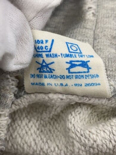 商品画像：80s/REVERSE WEAVE/トリコタグ/USA製/パーカー/L/コットン/GRY// 4