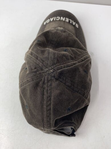 商品画像：Washed Denim Logo Baseball Cap/L/コットン/BRW/メンズ/617160 4A2B4 4