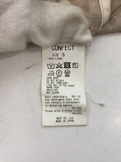 商品画像：ジャケット/5/リネン/BEG/無地/02191-0022 5