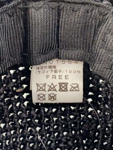 商品画像：ハット/--/BLK/無地/レディース/NN01554/Raffia Blade Hat 6