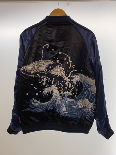 商品画像：スカジャン/XL/レーヨン/BLK/274056// 2