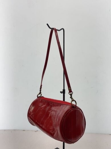 商品画像：ダブルクオーツ/バターラウンドショルダーバッグ/ショルダーバッグ/レザー/RED// 2