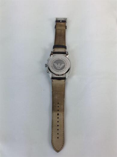 画像：EMPORIO ARMANIクォーツ腕時計/アナログ/レザー/GLD/BRW/AR03487