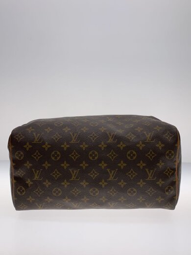 商品画像：1)スピーディ35_モノグラム・キャンバス/PVC/BRW 4