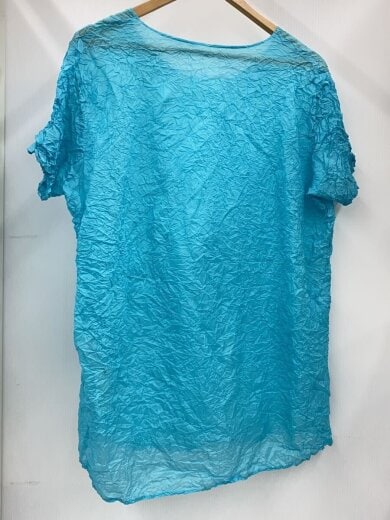 商品画像：シワ加工/Tシャツ/M/ポリエステル/BLU/im94-fj628 2