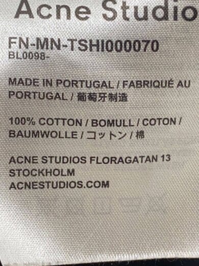 商品画像：カットソー/M/コットン/BLK/無地/FN-MN-TSHI000070 5