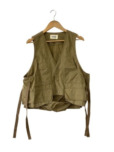 商品画像：ベスト/--/コットン/KHK/無地/13-06-0003-652 1