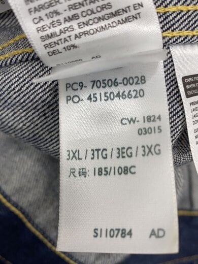 商品画像：506XX/日本製/1st復刻/Gジャン/48/デニム/NVY/無地/PC9-70506-0028 4