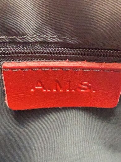 商品画像：A.M.S/トートバッグ/レザー/RED 5