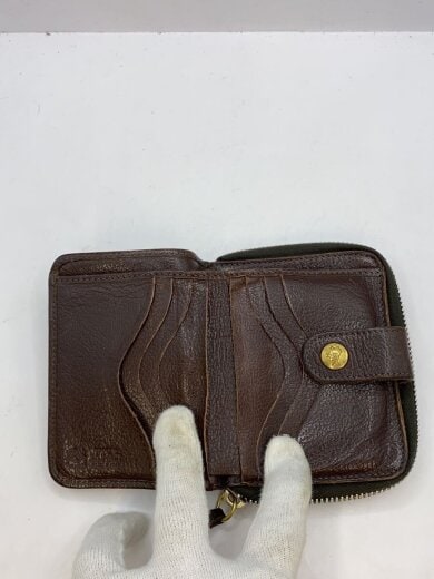 商品画像：2つ折り財布/レザー/BRW/無地/メンズ 4