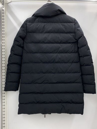 商品画像：ロングダウンジャケット/0/ポリエステル/BLK/142-093-49379-00 2