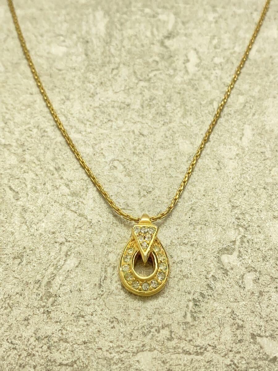 Christian Dior / ネックレス/GLD/トップ有/レディース//