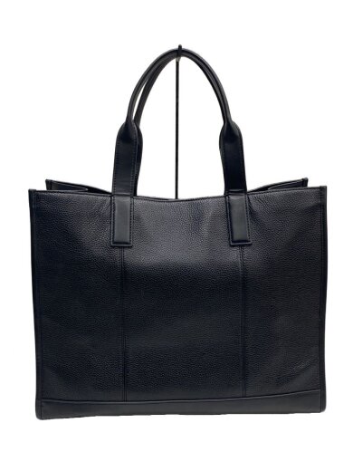 商品画像：エンボス/ロゴ/トートバッグ/レザー/BLK/37S4LCOT4I 3