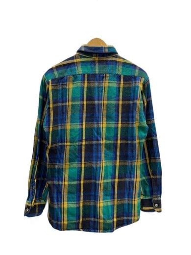 商品画像：90s/USA製/ネルシャツ/L/コットン/マルチカラー/チェック 2