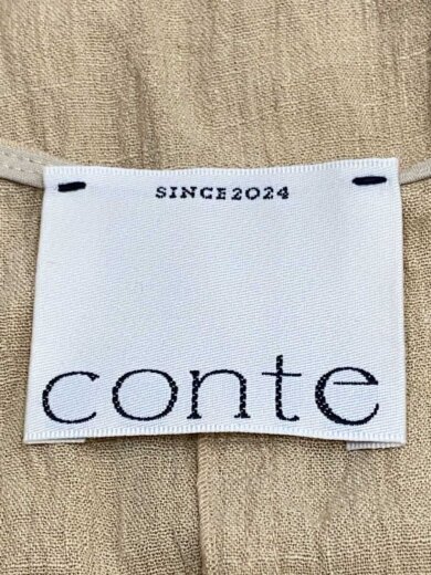 商品画像：25SS/Conte/アサスリットノースリーブワンピース/FREE/リネン/BEG/85262150022 3