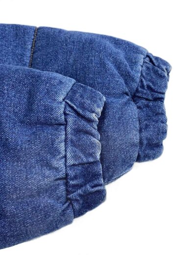 商品画像：デニムパッファジャケット/ダウンジャケット/S/デニム/IDG/dm20438 5