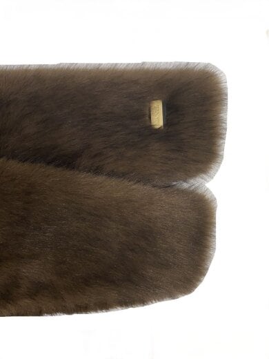 商品画像：DIANTE/25AW/PREMIUM ECO FUR HOODIE COAT/FREE/ポリエステル/BRW// 5