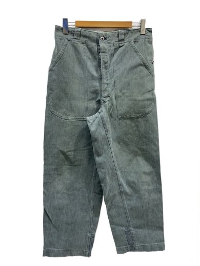 商品画像：スイス軍/前期型/DENIM WORK TROUSER/メタルボタン/コットン// 1