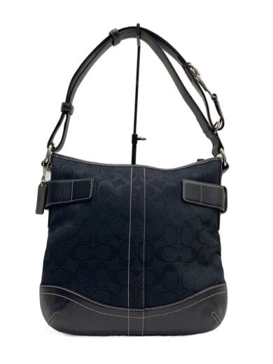 商品画像：Signature Buckle Duffle Bag/キャンバス/NVY/3574// 3