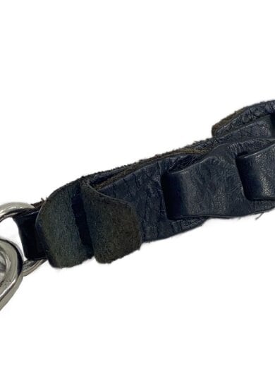 商品画像：CHAIN LEATHER WRIST STRAP/レザー/BLK/メンズ// 5