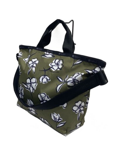 商品画像：DELUXE EASY CARRY TOTE/オリーブフローラルシルエット/トートバッグ/GRN// 2