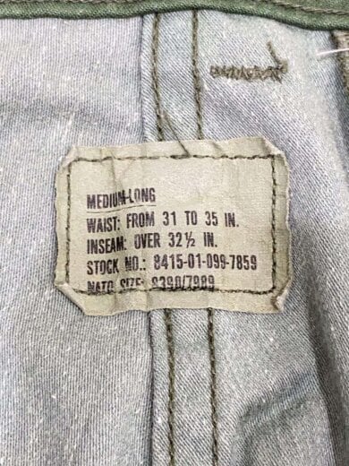 商品画像：80s/M-65 Cold Weather Field Pants/M/コットン/8415-01-099-7859// 4
