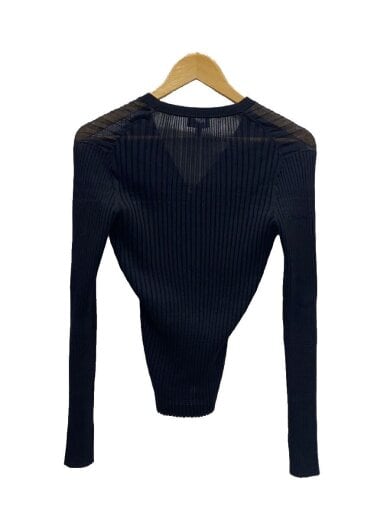 商品画像：25SS/WOOSTER CREPE KNIT SHEER STRIPE CARDI/S/レーヨン/01-5203704// 2