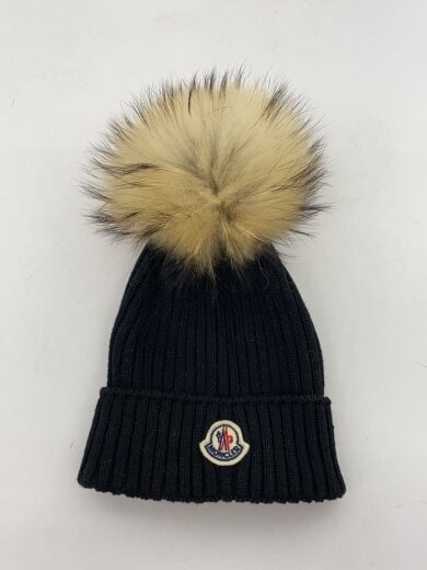 キッズ服飾/ニット帽子/BLK