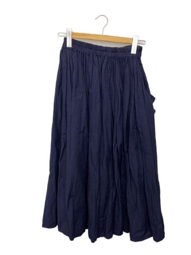 商品画像：ロングスカート/--/リネン/NVY 1