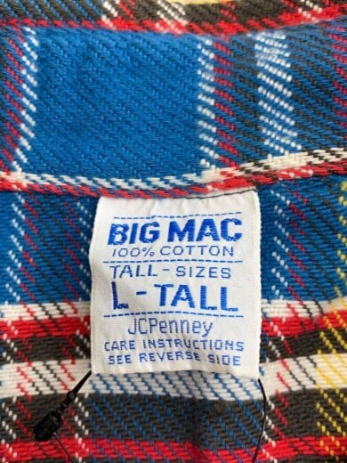 商品画像：長袖シャツ/L/コットン/マルチカラー/チェック 3