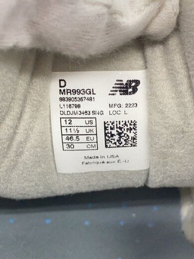 商品画像：ニューバランス/MR993/30cm/GRY/スウェード 5