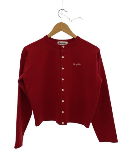 商品画像：カーディガン(薄手)/14/コットン/RED/GY-C0367 1