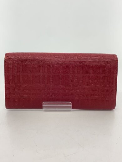 商品画像：長財布/--/RED/無地/レディース 2