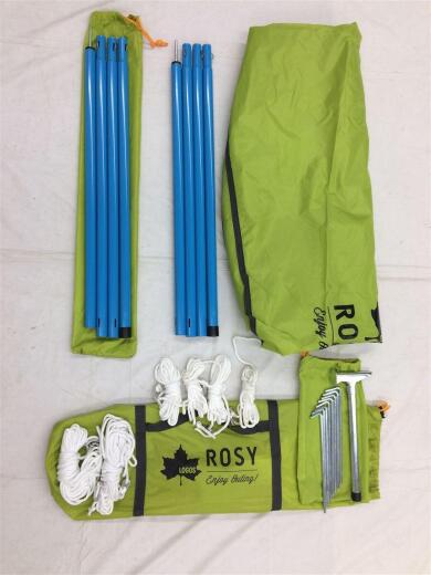 画像：LOGOS71808019 タープ/ヘキサ/GRN/ロゴス/ROSYヘキサ40302