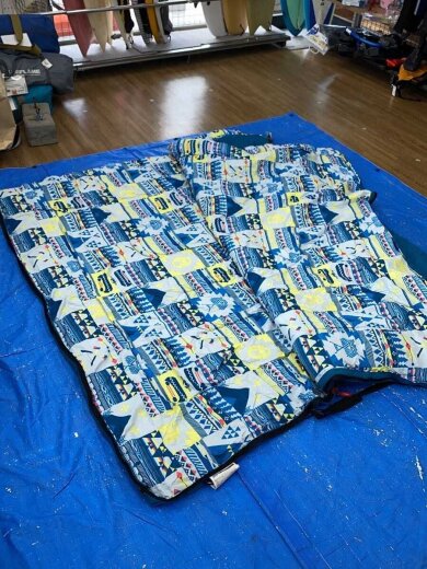 商品画像：2000027257 シュラフ ファミリー2 in1/C5 2000027257/BLU 3