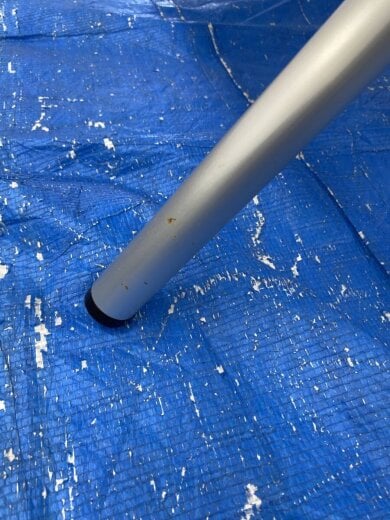 商品画像：LV-015TR ワンアクションテーブルロング竹 LV-015TR/CML 7