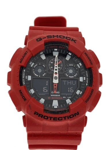 商品画像：クォーツ腕時計・G-SHOCK/デジアナ/RED// 1
