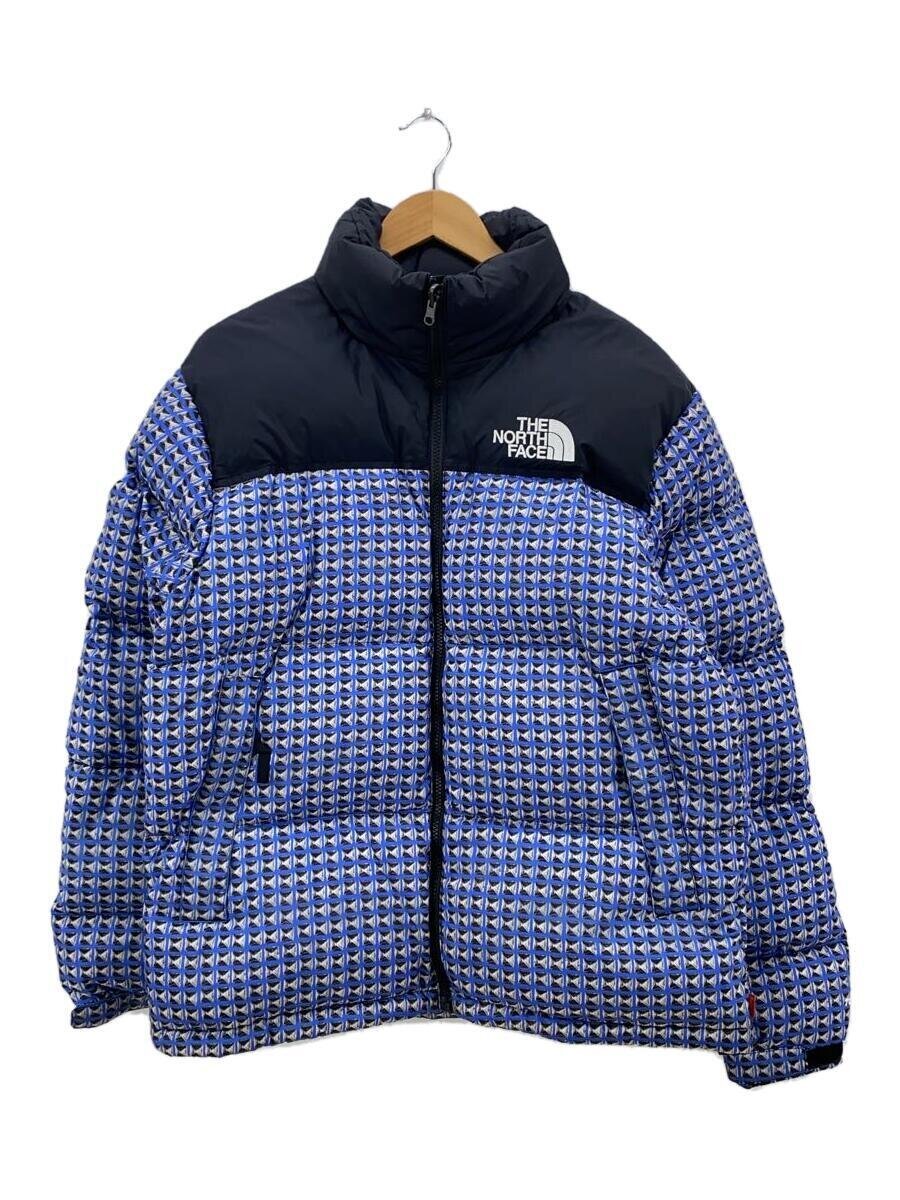 THE NORTH FACE × Supreme / ダウンジャケット/M/ナイロン/ブルー/総柄/NF0A5IQW/21FW/Studded Nuptse//