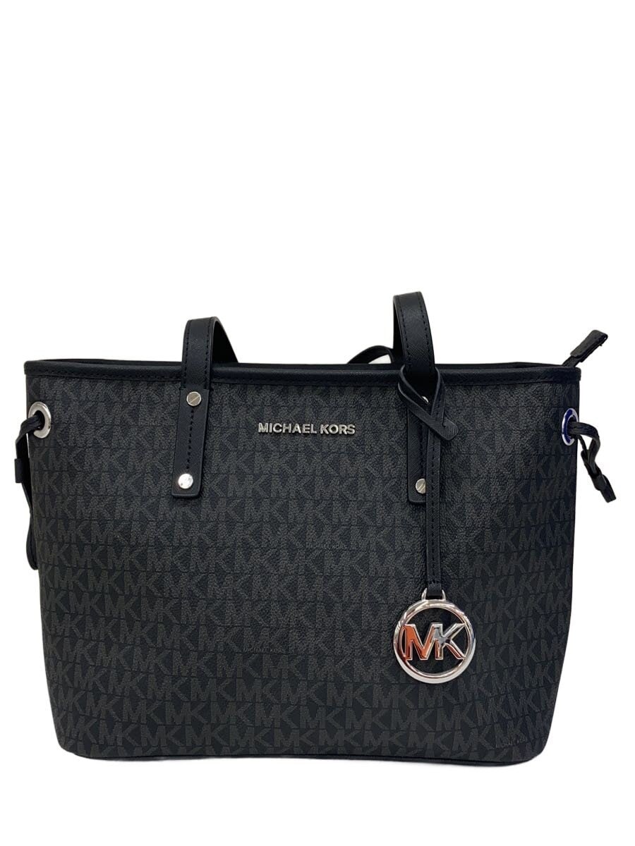 MICHAEL KORS / ハンドバッグ/レザー/BLK/モノグラム/35T9STVT1V