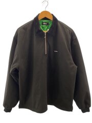 QUILTED HALF ZIP SHIRT/ジャケット/L/ポリエステル/BLK/101234014003