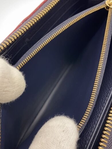 商品画像：ジッピー・ウォレット_モノグラム・アンプラント/牛革/NVY/総柄/レディース 5