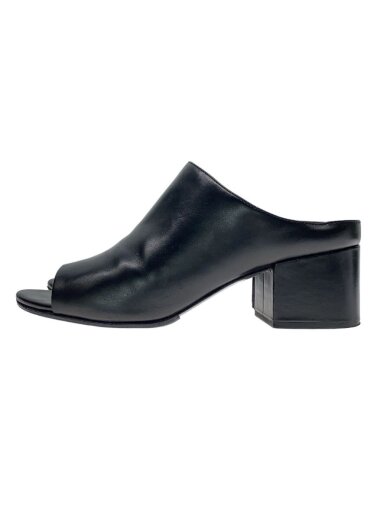 商品画像：Cube Open Toe Slip On/サンダル/39/BLK/レザー/SHE6-T190VCT// 1
