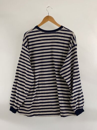 商品画像：23SS/OVERSIZE LONGSLEEVE B/ボーダーロンT/3/コットン/NVY/09-B-10// 2