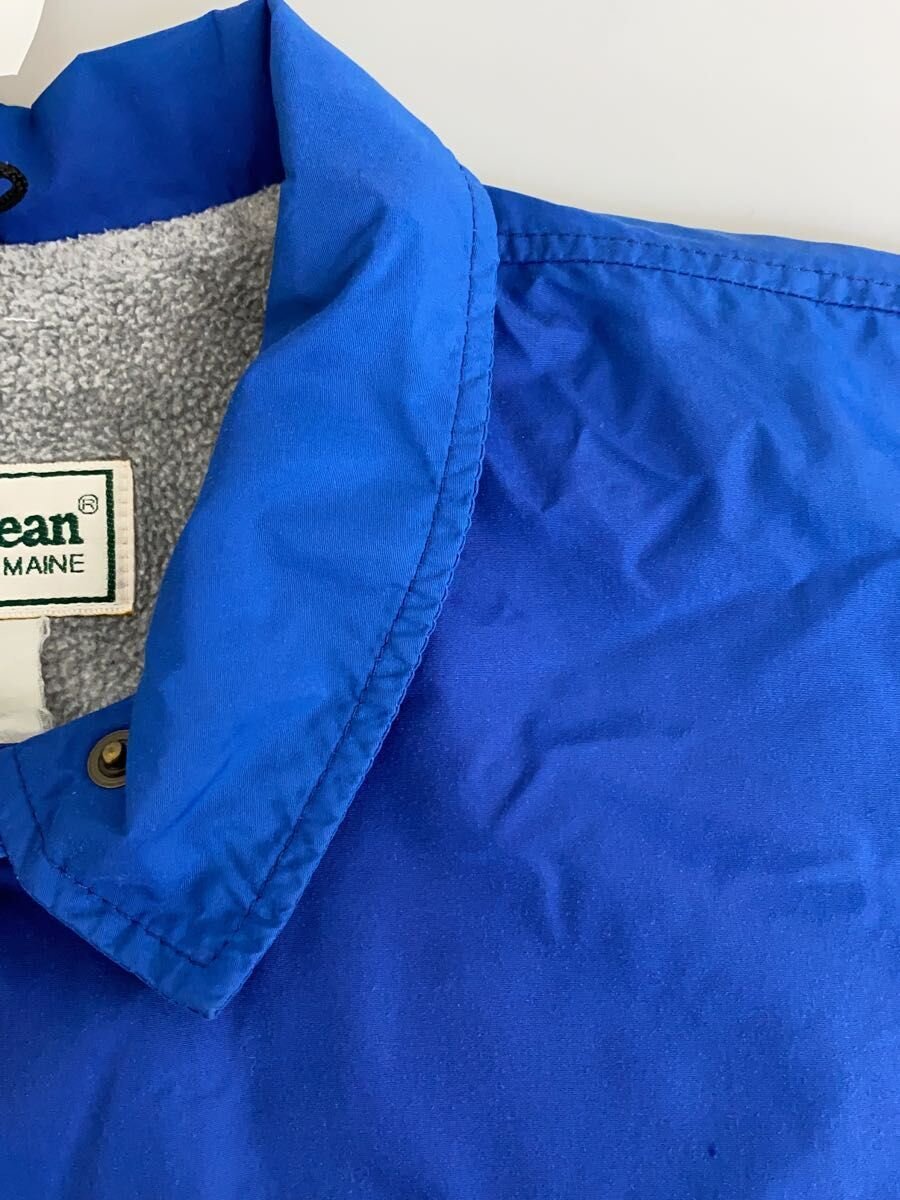 L.L.Bean / 90s/コーチジャケット/チンスト/ナイロンジャケット/--/ナイロン/ブルー/無地/エルエルビーン