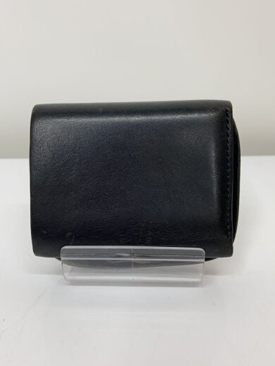 商品画像：Box Stitch Trifold Wallet/3つ折り財布/レザー/ブラック/無地/メンズ// 2