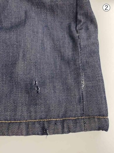 商品画像：70s/デニムボアジャケット/コットン/インディゴ/無地/ヴィンテージ 6