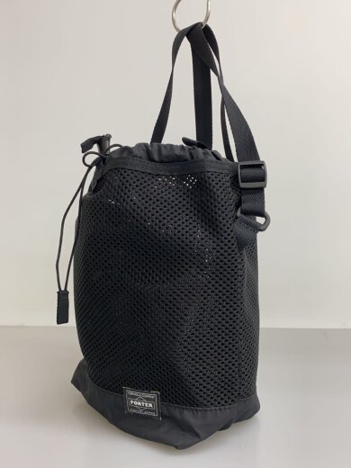 商品画像：SCREEN DRAWSTRING BAG/ショルダーバッグ/ブラック/875-19107/ポーター 2